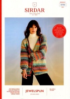 Knitting Pattern - Sirdar 10705 - Jewelspun with Wool Chunky - Ladies Cardigan